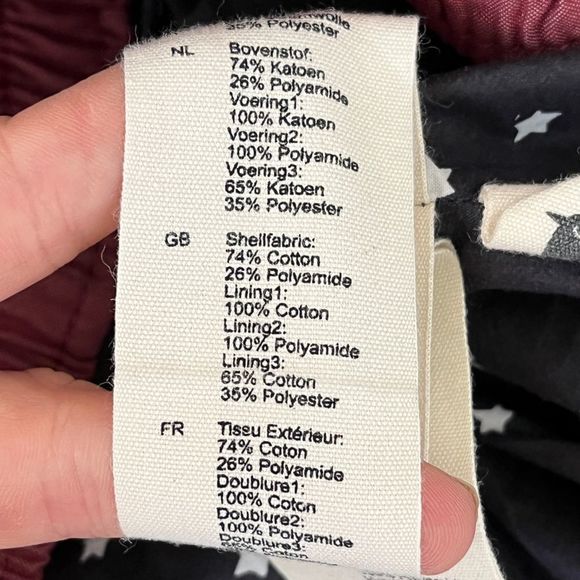 NAKETANO Half Zip Hooded Jacket Bordo Size Womens Small - Picture 12 of 15